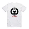 남성 여성 인쇄 Crossfit 두개골 T 셔츠 여름 패션 O 넥 짧은 소매 Camisetas 피트니스 화이트 브랜드 티셔츠 210629