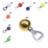 Golf Ball-Shaped Beer Bottle Openers Stainless Steel Corkscrew Home Bar Kitchen Accessory 8 Colors T2I53277