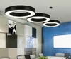 Office Lights Simple Lamp Circular Led Pendant Simplify Hollow Round Suspension Lighting Diameter 40cm/ 60cm/ 80cm