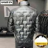 2020 New Fashion White Duck Down Jacket Winter Men's Brand Standing Collar Zipper Pocket Down Coats Canada Casaco Masculino G1115