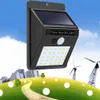 Potência solar 30 LED PIR Motion Sensor de parede à prova d 'água ao ar livre jardim jardim lâmpada de segurança