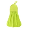 Serviette à main absorbant l'eau suspendue corail velours bébé visage enfants bol gant de toilette serviettes cuisine salle de bain fournitures de nettoyage WLL482