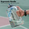 1 Gallon Water Bottle Sport For Large Outdoor Jug Camping Portable Travel Drinking Plastic Tour Bottled Joy Bottles 220217