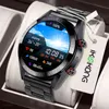 454 * 454 HD Screen Smart Watch sempre exibir o tempo Bluetooth Chamada Sports Loc Music Watch for Mens Android