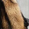 Vinter topp plus size parka män tjock bomull kappa stor falsk päls tvättbjörn huva kappa för att hålla varmen för ryska jackkläder