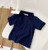 Enfants T-shirts marque Crocodile Polo hauts bébé garçons filles t-shirt été brodé revers infantile enfant en bas âge chemise à manches courtes pour enfants