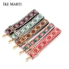 Bag Parts & Accessories IKE MARTI Embroidery Wide Strap For Handbag Handle Belt Chain Replacement O Shoulder Crossbody