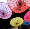 NEWAdults Chinese Handmade Fabric Umbrella Fashion Travel Candy Color Oriental Parasol Umbrellas Wedding Party Decoration Tools EW8784525