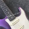 2021 Custom Shop Reissue Relic Metallic purple cover sunburst electric guitar,rosewood fretboard guitarra