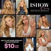 Ishow Ombre Color Hair Weaves Weft Extensions 3 Bundles with Lace Closure T1B27 T1B99J Body Wave Human Hair Straight Brown Ginge8465005