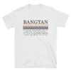 Korean Kpop Bangtan Jungkook T-shirt Mulheres Moda Bangtan Boys Não Mais Dream Unisex Merch Top Tees Mulheres Roupas 210324