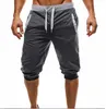 New Fashion Mens Shorts Baggy Jogger Casual Slim Harem Short Slacks Casual Soft Cotton Brousers Shorts Sommar För Mäns Byxor P0806