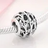 Authentic 925 Sterling Silver Bead Bow Crown hollow out Beads for Making fit JIUHAO Bracelet Necklace Jewelry