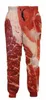 Nowe modne męskie wołowina mięsna zabawne 3D Print Bluza Spodnie QL05198W