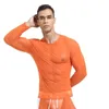 Men's Mesh Transparent Fishnet T Shirt Sexy Long Sleeve Undershirts Men See-though Muscle Bodybuilding Sheer Tops Tee 210522