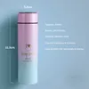 Bouteille d'eau Thermos intelligente de 500 ml, affichage numérique de la température, tasses thermiques en acier inoxydable, tasses d'isolation intelligentes 210615