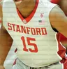 Custom Stanford College Basketball Jerseys 11 Jaiden 13 Oscar Da Sia 3 Tyrell Terry 1 Daejon Davis 14 Spencer Jones