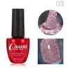 10 ml 16color oogverblindende sterren vonkende gebroken diamanten glitters gel uv gel lak vernis weken van manicure nagel kunst Poolse lijmspijkers