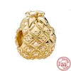 925 Sterling Silver Gold Charm Pendant Veiligheidsketen Fit Pandora Bracelet Des Women Sieraden