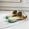 Designer de moda chinelos femininos sandálias lençante decoração de lantejamento de couro de couro confortável logotipo personalizado 35-42 tamanho