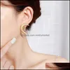 Boucles D'Oreilles Bijoux Qitian Métal Lune Étoiles Pour Les Femmes Déclaration Or Couleur Insolite Personnalité De La Mode Tendance 2021 Drop Delivery 2Fn9A