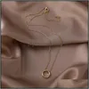 Halsketten Anhänger Jewelrychokers Xiaoboa Frauen Chockers Ketten Koreanische Mode Ästhetische Kreis Anhänger Halskette Drop Lieferung 202