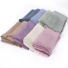 10pcs 쉬폰 주름서 삽입 비트 Hijabs 뜨거운 디자인 이슬람 랩 스카프 headscarf