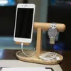 Watch Boxes & Cases Wooden Multi-Function For Mobile Phone Holder Stand Bangle Sundries Storage Rack Home Office Desktop Organizer Hele22