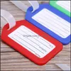 Other Household Sundries Home & Gardenpvc Plastic Tag Holder Labels Strap Name Address Id Suitcase Bag Baggage Travel Lage Label Boarding Pa