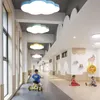 Moderne kinderkamer led dimmen wolkvormige plafondlamp eenvoudige woonkamer creatieve kleuterschool