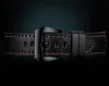 Крутые черные брендовые мужские часы NEKTOM, точные кварцевые часы, кожаный ремешок, светящиеся наручные часы с квадратным циферблатом, 237s