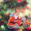 Decorative Objects & Figurines Multi Styles Printed Christmas Wooden Pendant Ornaments Tree Diy Kids Toys Wood Craft Hanging Gifts 2022