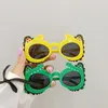 Enfants dessin animé lunettes de soleil garçon filles mignon pirate style crocodile jouet lunettes de soleil fille parasol lunettes de soleil lunettes de plein air marée lunettes adumbral S1300