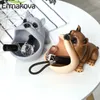 ERMAKOVA Creative Bouledogue Français Boîte De Bonbons Statue Chien Animal Figurine Armoire À Chaussures Clé Boîte De Rangement Salon Décoration De La Maison 210607