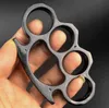 Weight About 154g Zinc Alloy Thick Steel Brass Knuckle Dusters Self Defense Personal Security Women's and Men's Self-defense Tool