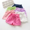 Summer Boys Shorts Candy Color Beach For Girls 2-8T Abbigliamento per bambini Costumi da bagno per bambini 210723