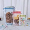 nuova borsa in mylar piede alieno Cerniera a forma di bottiglia di muratore Pacchetto a tenuta stagna Panino per alimenti Snack Caramelle Conservazione Biscotti Borse in mylar per viaggio Kid