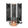 3 Pin 2 Fan 4 Heatpipes CPU Cooling Cooler Heatsink for Intel 775 1150 1151 AMD