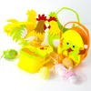 Easter Basket Bunny Bucket Rabbit And Chicken Shape Egg Barrel Bags Kids Candy Eggs Storage Tote Handbag Party Gift Bag paques BDC13