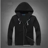 Mens polo jacket Hooded sweater Hoodies and Sweatshirts autumn solid casual with a hood sport zipper pullover quality Outerwear Co2906111