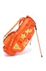 Luxury SPORTS Women Ladies Bag Cart bag With Wheels and Pull Rod Crystal Telescopic Club Golf flower pattern Boxes bags duffle leather shaft customization leather