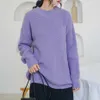 Winter Women Sweater Oversize O-neck Solid Basic Tops Pullovers Knitting Pulls Long Sleeve Jumper oversized Knitwear 210601