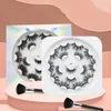 8 par Faux Norek Włosy Naturalne Długie Fałszywe Rzęsy Puszyste Wispy Grube Lashes Handmade 6D Eye Lash