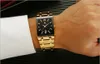 Relogio Masculino WWOOR Gold Watch Men Square Mens Watches Top Brand Luxury Golden Quartz Stainless Steel Waterproof WristWatch Minimalist style