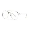 Sonnenbrille Vintage Retro transparente einfache Brillen Rahmen Frauen übergroß