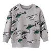 16 Stili INS Ragazzo Abbigliamento per bambini Felpa con cappuccio 100% cotone O-Collo Manica lunga Completo Dinosauro Arcobaleno Aereo Design diverso Stampa primavera autunno Capispalla Bambino Abbigliamento casual