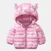 Frühling Winter Kinder Mädchen Jacken Mädchen Mäntel Weihnachten Kleidung Jungen Jacke Herbst Kleinkind Mit Kapuze Oberbekleidung Baby Kinder Schneeanzug H0909