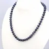 Ganz! Schwarze Perle, 8–9 mm, 45,7 cm, zum Selbermachen, geeignet für Frauen, Schmuck, Halskette, Geschenk