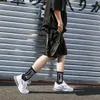 남자 바지 여름화물 반바지 남자 기술복 일본하라 주쿠 패션 스트리트웨어 남성 조깅하는 힙합 헐렁한 의류 맨