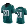 12 Aaron Rodgers 1 Jalen은 6 Devonta Smith Miles Sanders Football Jersey Zach Ertz Fletcher Cox Jason Kelce Darius Slay JR Jay Jery Jerudy Drew Lock K.j. 호마 밀 밀러